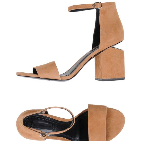 NEW ALEXANDER WANG Abby Sandals - Icon Cut Out Heels - Picture 3 of 11